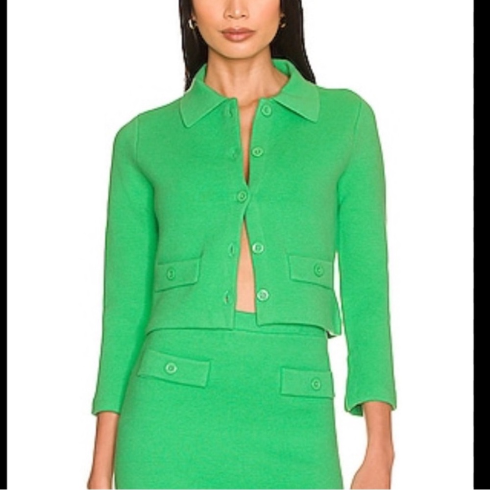 Alice + Olivia Green Jacket